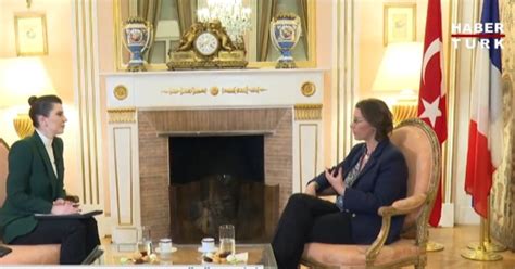 Fransa Büyükelçisi Isabelle Dumont Habertürk TV'ye konuştu